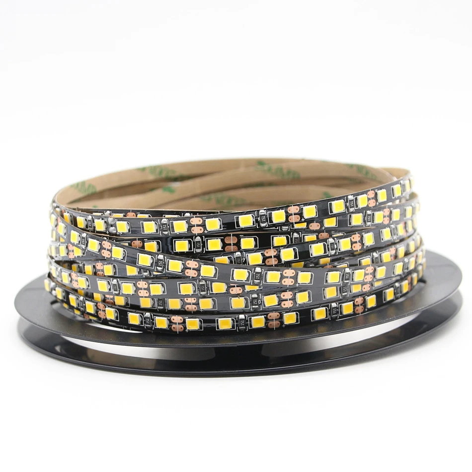 DC 12 V 2835 SMD Светодиодная лента 5 M 600 светодиодный не водонепроницаемый гибкий Tira