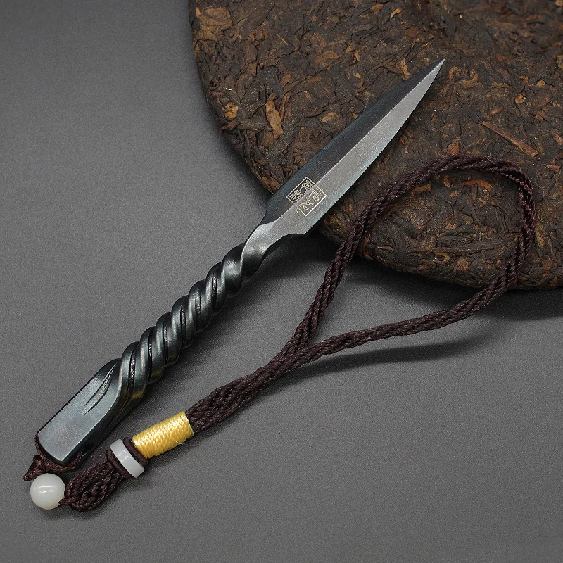 Longquan Tea Knife Personality Decoration Craft Chinese Tea Cutter Pu