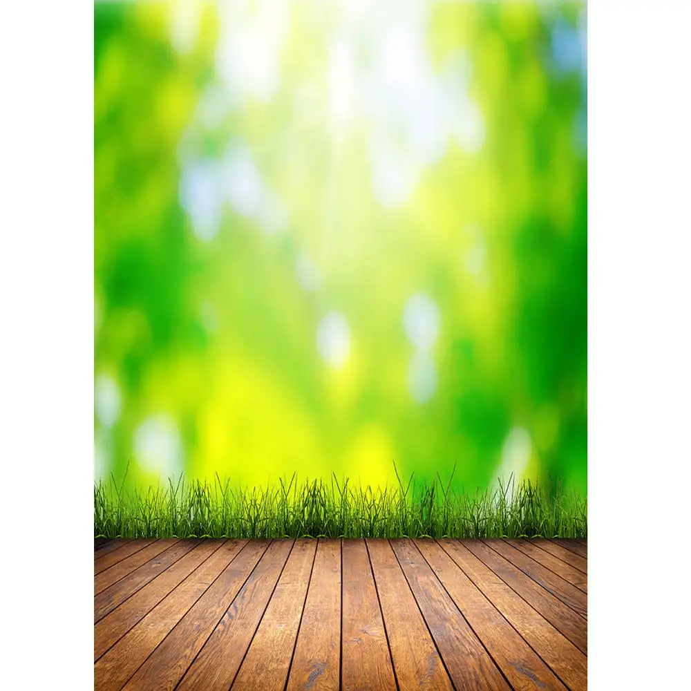 Фон для фотосъемки Виниловый фон для фотостудии зеленый боке стена деревянный пол Фотофон, ребенок душ Фотофон