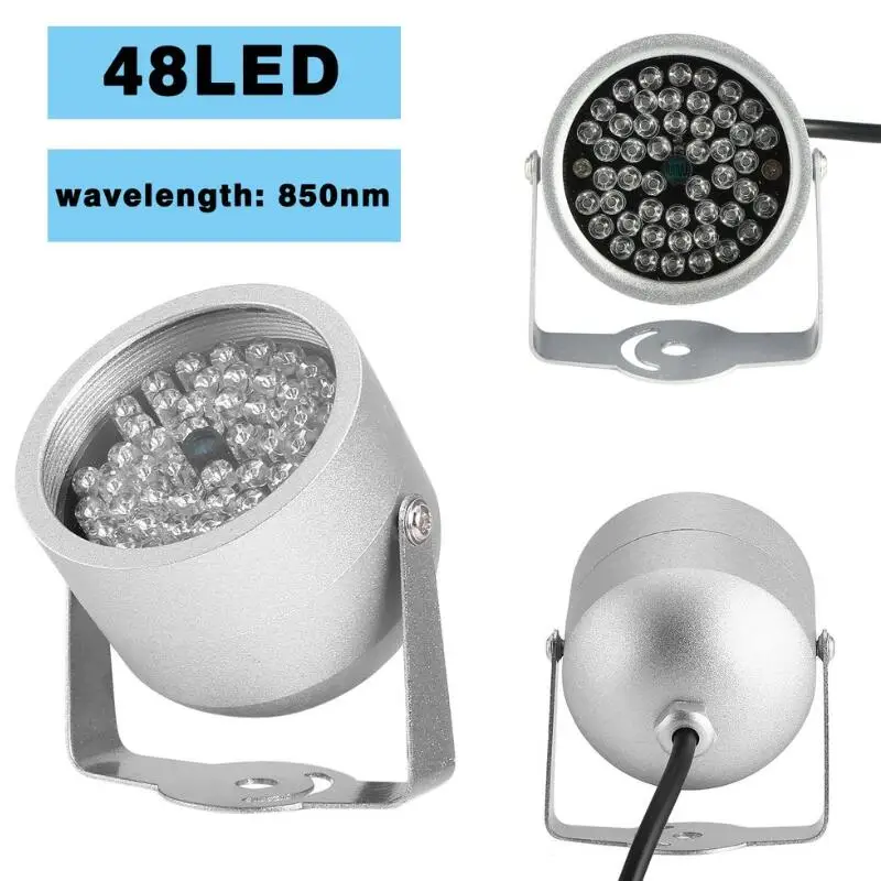 

Durable 48 LED illuminator Light CCTV IR Infrared Night Vision Lamp Securit 850nm 12V For Surveillance Camera