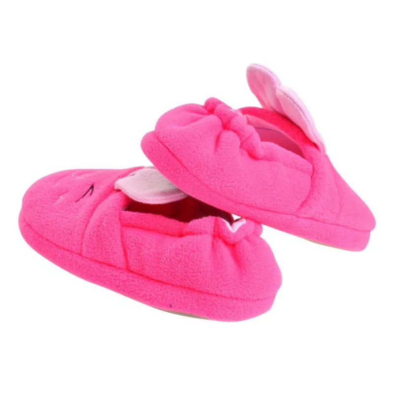 Осенняя брендовая милая детская обувь для маленьких мальчиков и девочек домашние хлопковые тапочки удобная теплая обувь