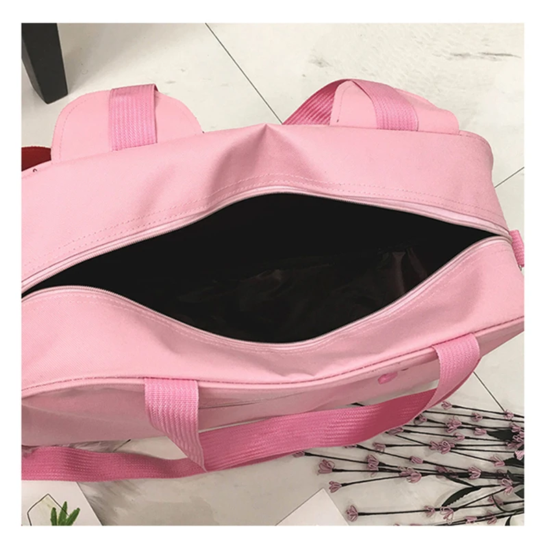 Gaoge розовые дорожные сумки для девочек, картонные женские сумки для путешествий, сумки для покупок, водонепроницаемые сумки большой емкости, упаковочные кубики
