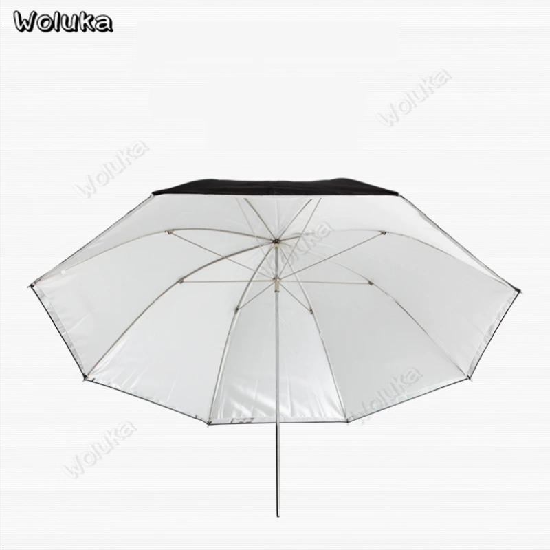 4" отражающий мягкий белый зонт для фотосъемки двухслойный зонт для фотостудии двойного назначения с одной ручкой CD50 T10