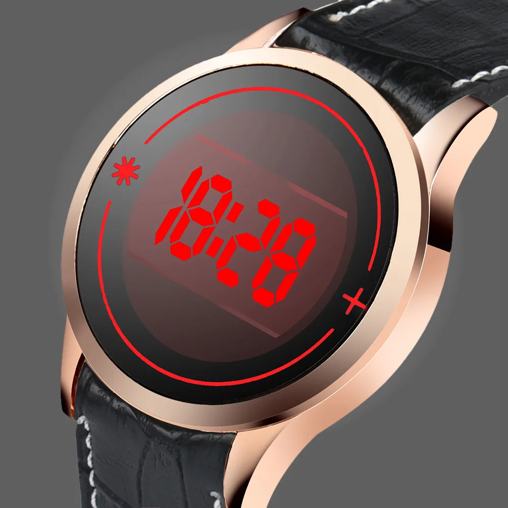 

Men's Fashion LED Digital Touch Screen Day Date Silicone Wrist Watch Relojes para hombre Orologi da uomo dignity 7.29