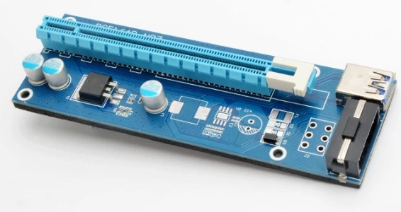 Tarjeta de expansión PCI USB a 4 + 1conversión de adaptador USB añadir en tarjetas tarjeta pcba