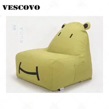 Мультяшный мешок бобов диван для отдыха стулья сиденье мебель для гостиной шапочки с наполнением ленивое сиденье