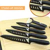 Ceramic Knife Set 3 4 5 6 inch Kitchen Knife Set Fruit Vegetable Utility Slicing Zirconium White Blade Chef Knives ► Photo 3/6