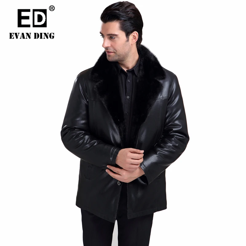 Mink lined leather jacket Outlet