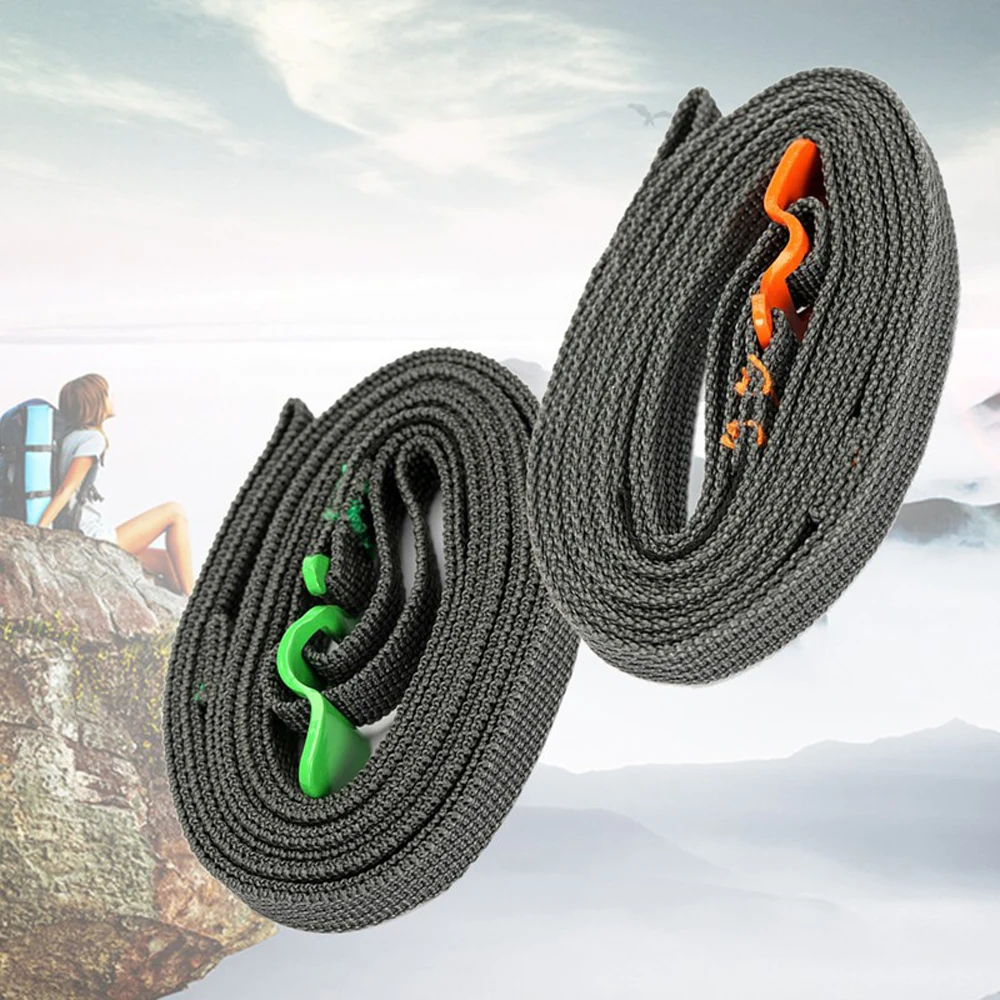 

1pcs Brand New Durable Quick Release Luggage Strap with Stainless Steel Hook Outdoor Tool for Camping Hunting