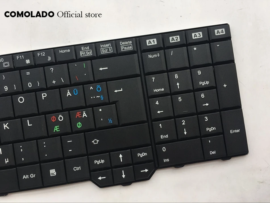 ND Nordic Keyboard for Fujitsu XA3520 Amilo Pi3625 XA3530 Xi 3670 Li 3910 XI 3650 black Laptop Keyboard ND layout (2)