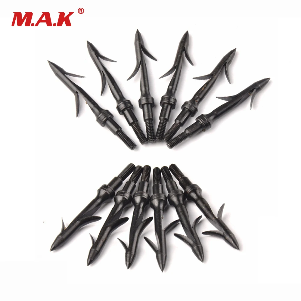 

3/6/12pcs Bow Fishing Heads 135 Grain Arrow Head Fishing Tips Arrow Accessory for Archery Hunting Shooting