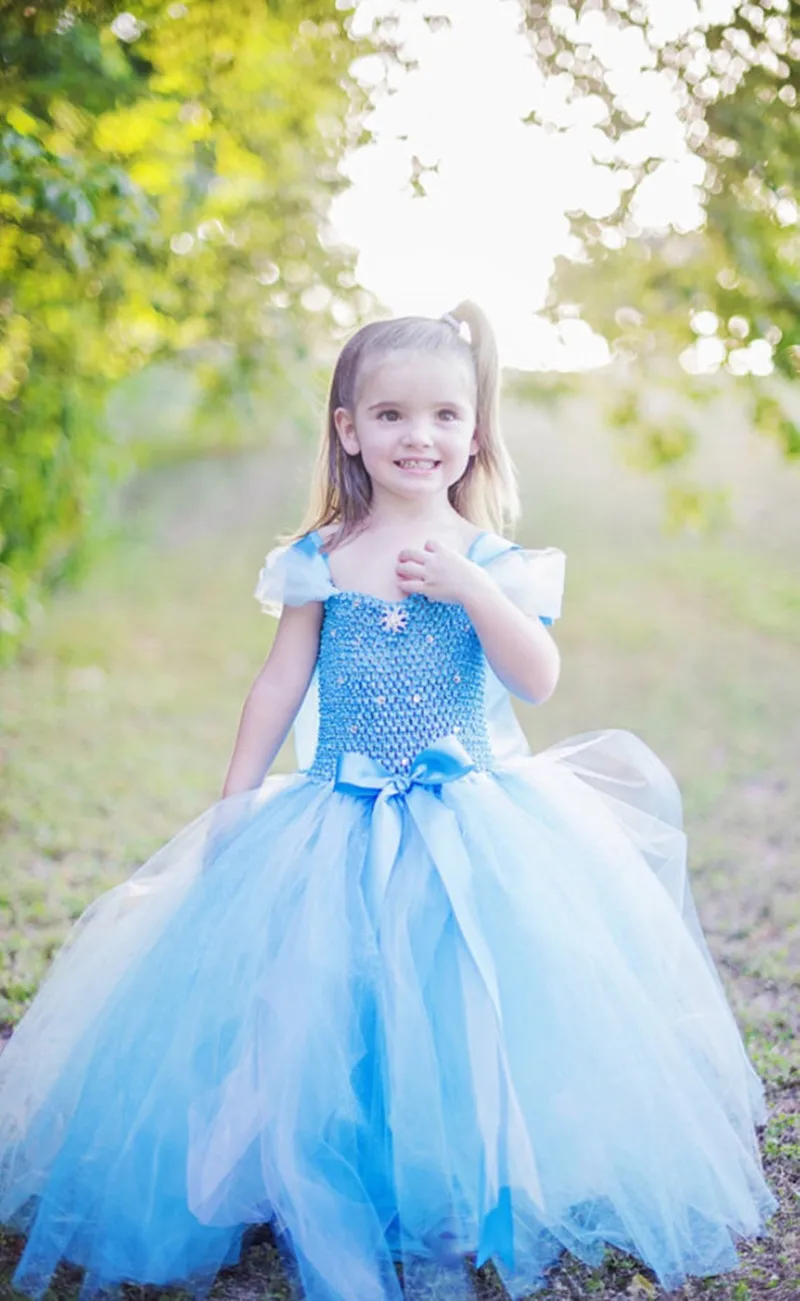 Frozen's Elsa Custom Made Snow Queen Tutu Dress1
