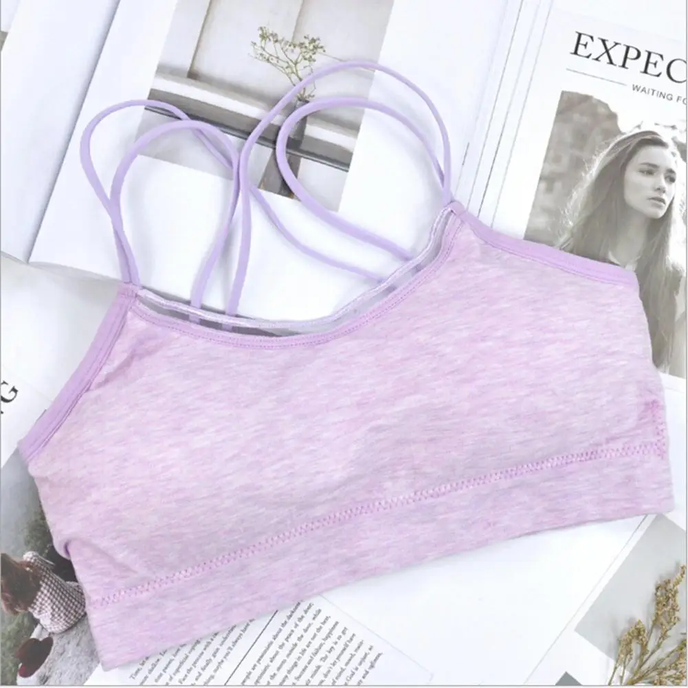 2018 New Cotton High Stretch Breathable Sports Bra Top Fitness Women Padded Sport Bra For Running Yoga Gym Seamless Crop Bra