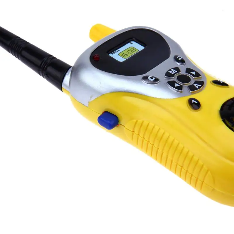 Дети 2 шт./компл. внутренняя связь Walkie Talkies двухсторонняя радио миниатюрная мультяшная игрушка Interphone электронная рация