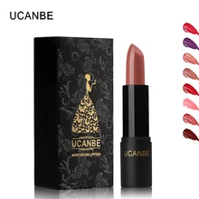 UCANBE матовая помада для увлажнения грима гладкая бархатная губная помада обнаженная губа блеск водонепроницаемый длинный-прочный batom Rouge Макияж