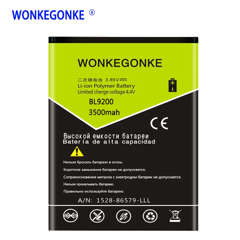 WONKEGONKE for FLY FS504 Battery BL9200 for FLY Cirrus 2 FS504 High Quality Batteries