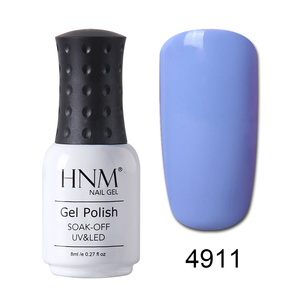 HNM 8 мл Лак для ногтей светильник цветной Nagellak УФ светодиодный лак для ногтей Vernis Полуперманентная краска для грунтовки гель лак Vernis a Ongle - Цвет: 4911