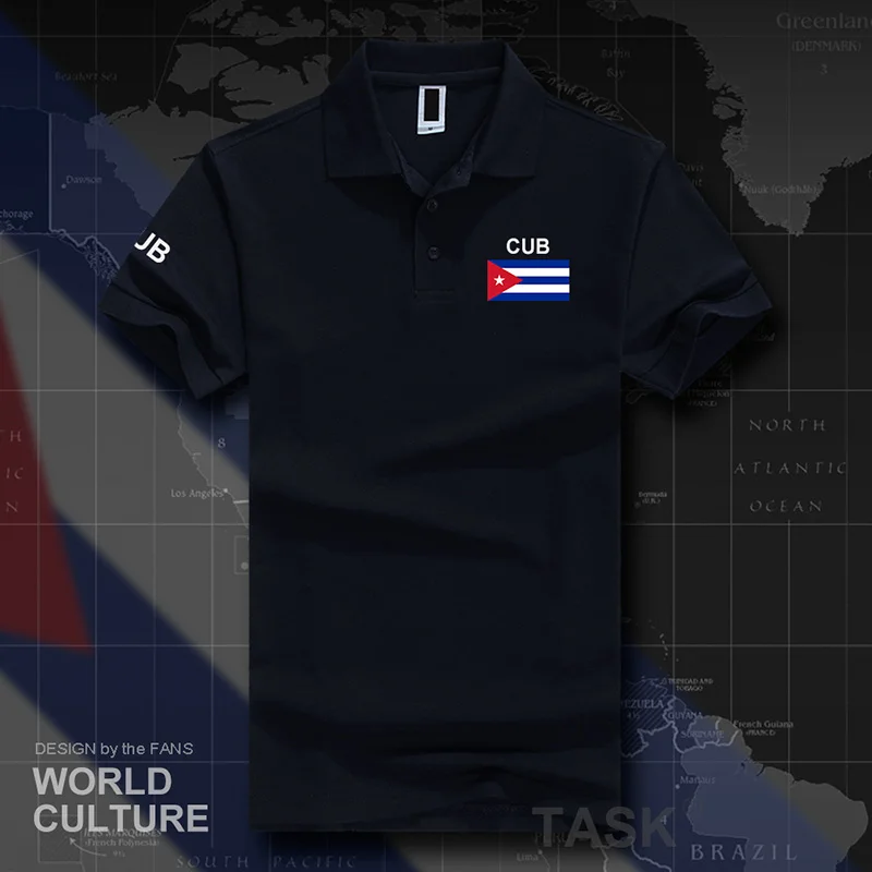 Рубашка поло кубинская с коротким рукавом 2017 хлопок принтом|polo shirt brand men|polo menpolo men