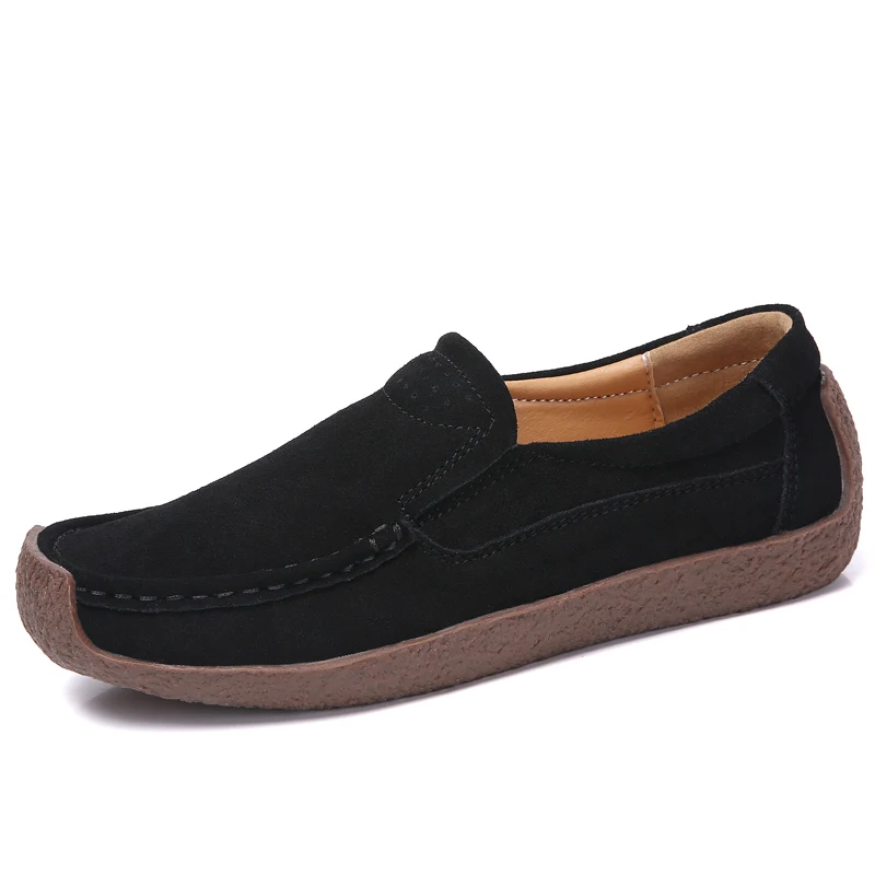 

Old Beijing Cloth Shoes Female 2018 Spring And Autumn New Ladies Soft Bottom A Pedal Middle-aged Mother Flat Walking Shoes