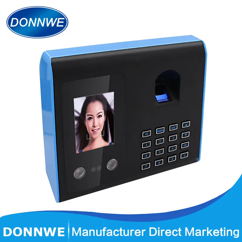 

New arrival Donnwe FA01 Biometric Face facial Fingerprint Time Attendance System Machine Device
