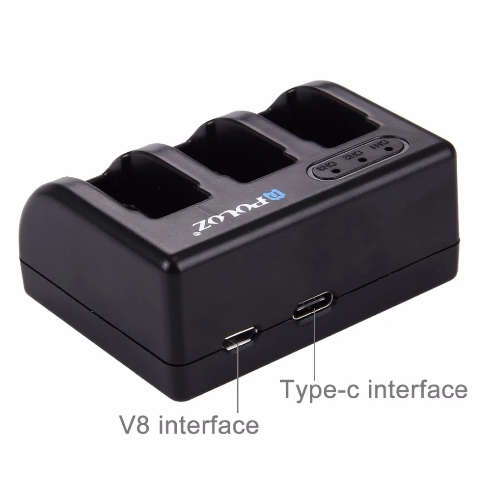 Три Порты и разъёмы слот AHDBT-501 Батарея Зарядное устройство для экшн-камеры GoPro Hero 5 6 7 HERO5 Черный камера с USB кабель Go pro 7 6 5 для GoPro аксессуары