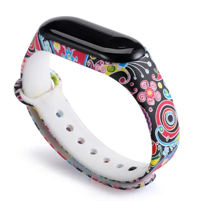 3 VSKEY 10 шт. для Xiaomi Mi Band 4 силиконовый браслет ремешок Смарт ремешок для Xiaomi Mi Band 3 - Цвет: 3