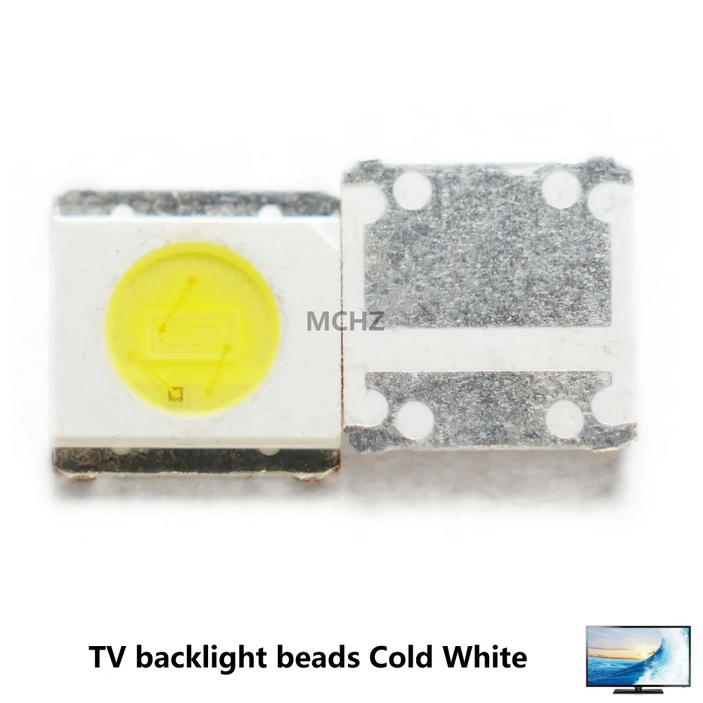 

1000PCS FOR WOOREE UNI LED backlight LCD TV bead 3 V 1 W 3535 LED SMD Lamp bead 3535 cold white WM35E1F-YR07-eB