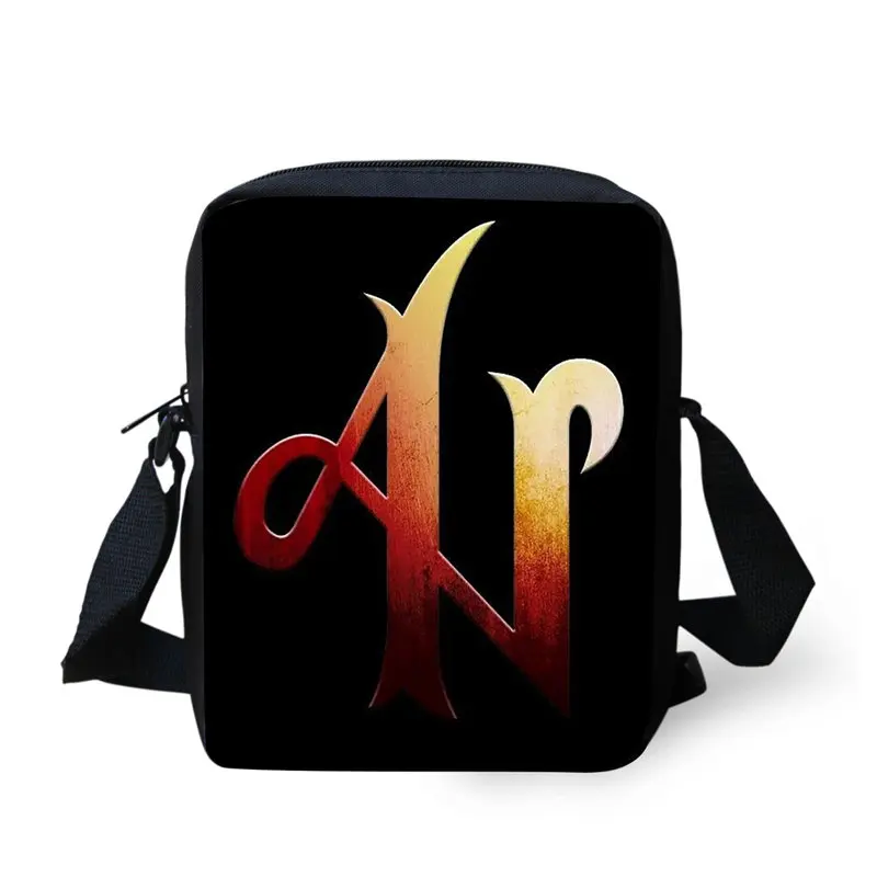 Сумка-почтальон мини adixe& Nau с принтом логотипа сумки через плечо Детские сумки через плечо для женщин - Цвет: LMXL0160E