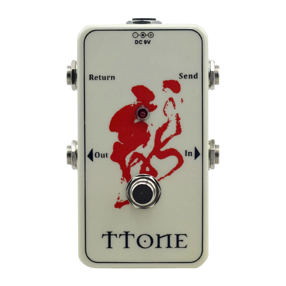 

True-Bypass Looper Effect Pedal Guitar Looper white Switcher for guitar pedal switch