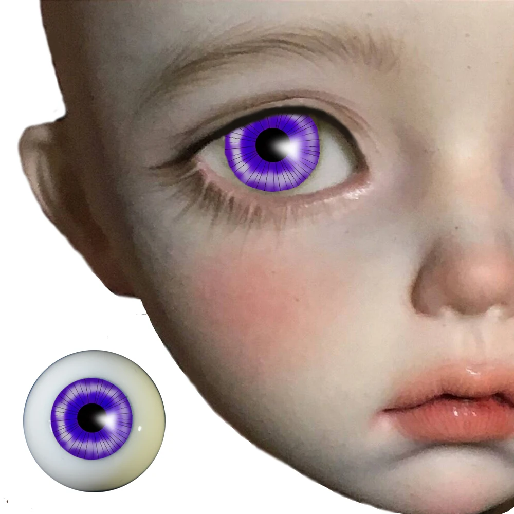 1 пара 6 видов цветов красные глаза bjd куклы для BJD игрушки sd глазные яблоки 1/3 1/4 1/6 14