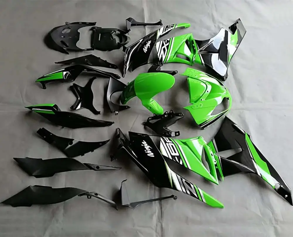 ZX 6R 09-12 кузова обтекатели комплект капот крыло для Kawasaki Ninja ZX6R ZX-6R 636 2009 2010 2011 2012 литья под давлением