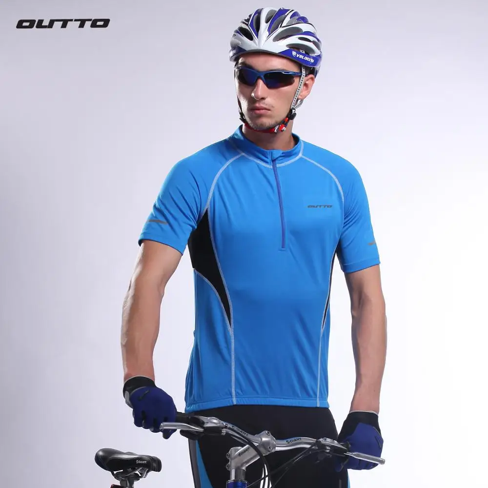 

Outto men's short sleeve cycling jersey breathable bike jersey summer bike shirt #665