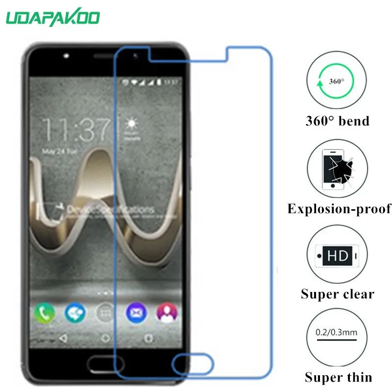 

udapakoo clear Tempered (soft glass) film for wiko U feel Prime Nano Explosion-proof glass Screen Protector