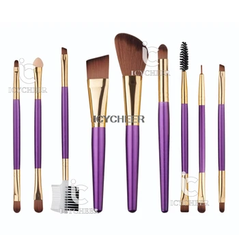 

ICYCHEER Pro Makeup Cosmetic 9pcs Eyeshadow Brushes Set Powder Foundation Lip Brush Tool
