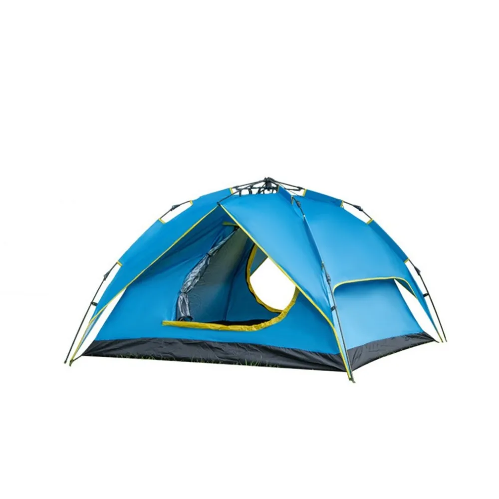 

Portable Outdoor Camping Shelter Instant Pop Up 4 Persons Double Layer Automatic Tent Folding Tent for Hiking Drop Shipping