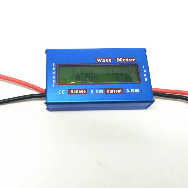 Digital Watt Meter Tester Monitor Balance Voltage Battery Power