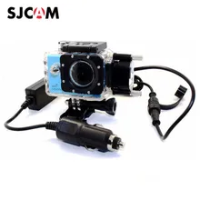 SJCAM водонепроницаемый футляр для установки на мотоцикл для SJCAM sj5000/SJ4000 серии зарядный чехол sj cam SJ5000X Elite Action Камера аксессуары