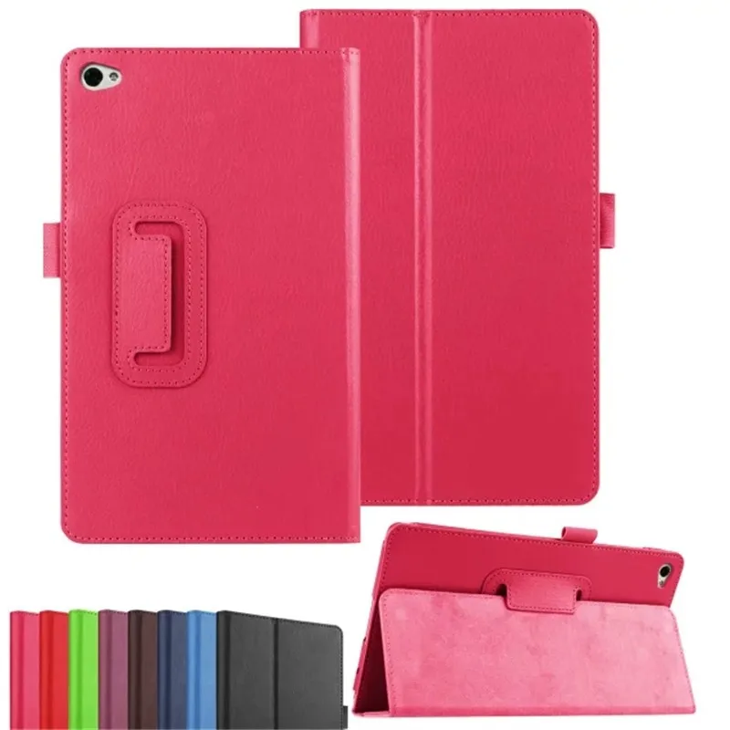 Luxury Litchi Pattern Flip PU Leather Case Cover For Huawei Media Pad M2 M2-801W M2-803L Huawei M2 8.0 Tablet Case Cover 8 Inch  (47)