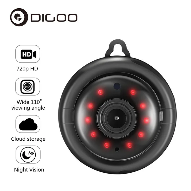DIGOO DG MYQ 2 1mm Lens 720P WIFI font b Night b font font b Vision