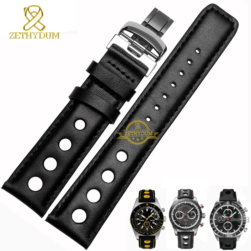 Ремешок из натуральной кожи для часов tissot ремешок наручных мужской кожаный