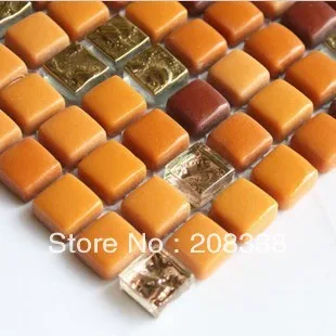 

Crystal glass mosaic glass mosaic tile deco mesh glass mosaic kitchen backsplash tiles bathroom glass mosaic tiles