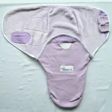 Новое Фиолетовое детское Пеленальное Одеяло, спальный мешок, зима, осень, толстый Средний(4-9 месяцев, 14-22 фунтов), хлопок, Минки, для девочек