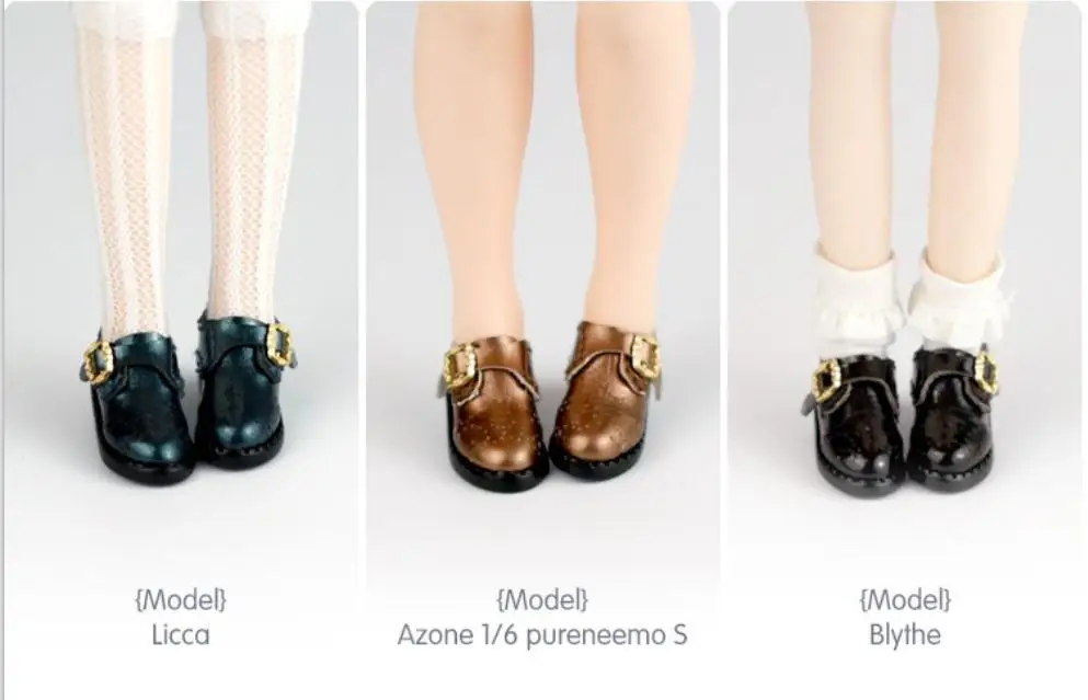 Туфли для кукол Blyth 1 пара лоферы в английском стиле кожаные туфли Azone Momoko Lati JerryBerry