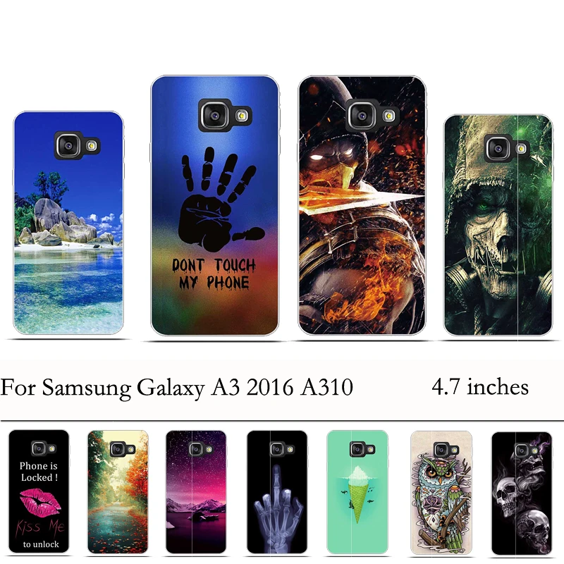 

Soft TPU Case for Samsung Galaxy A3 2016 A310 Case Silicon Capas Cover For Samsung A3 2016 A310 Cover Cases Fundas Coque Shell