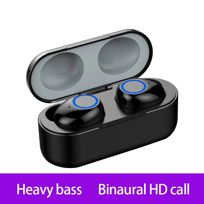 

TWS Wireless Headphones 5.0 Bluetooth Earphones Headsets Cordless Headphone Handsfree Earbuds Sports Earphone Phones with Mic
