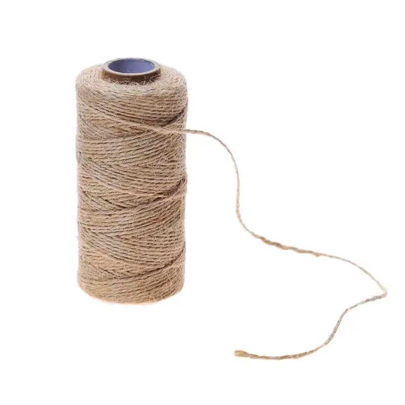 Buy 100m Natural Jute Twine Burlap String Hemp Rope Party Wedding Gift Wrapping