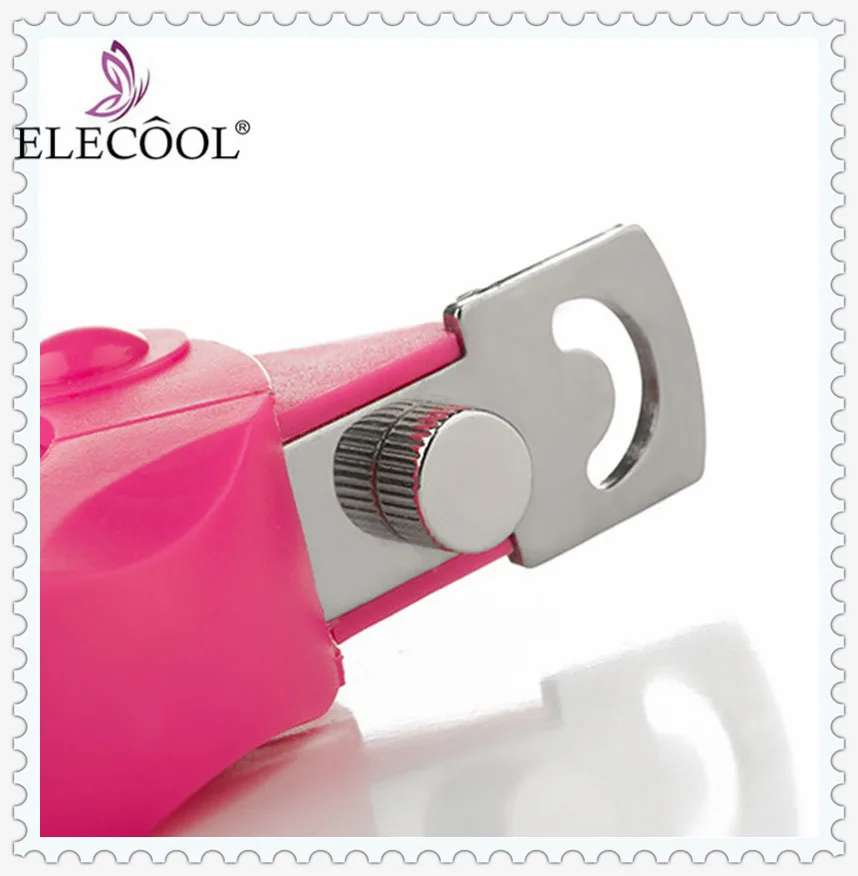 

ELECOOL Acrylic Gel French False Nail Tips Cutter Stainless Steel Head Nail Clipper Nail Care Tools Black Red Color High Quality