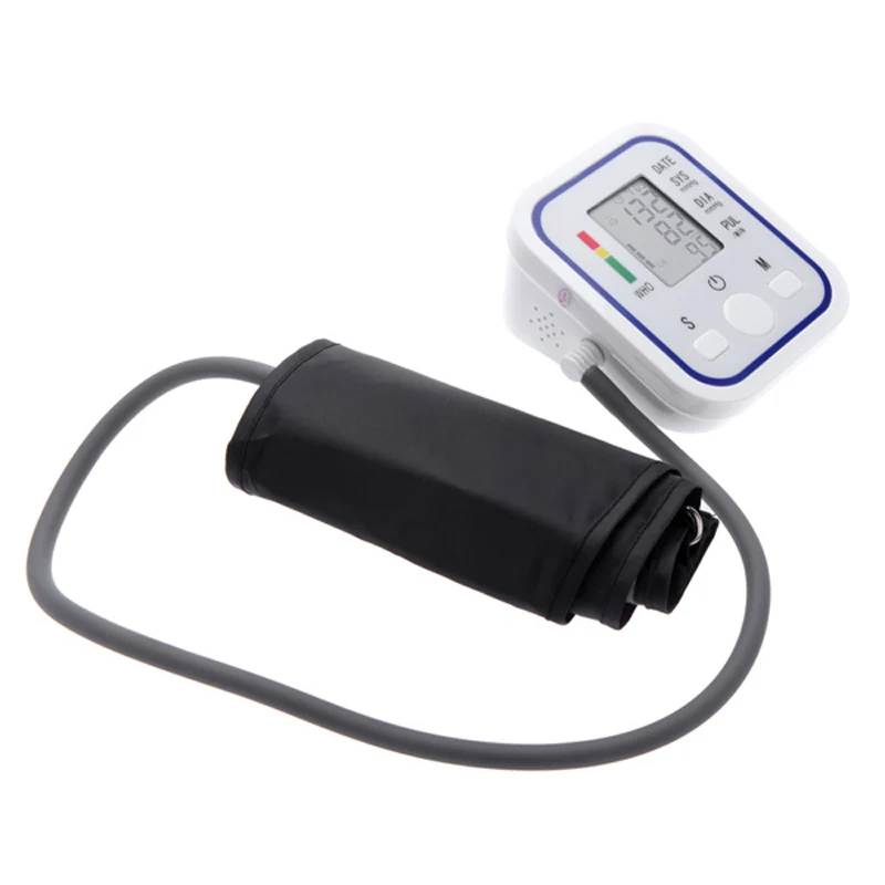 Домашний медицинский цифровой ЖК-монитор артериального давления на руку измеритель сердечного ритма тонометр для автоматического измерения
