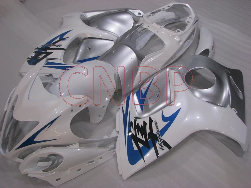 Plastic Fairings GSX-R1300 2008 - 2014 White Silver Body Kits GSXR 1300 2009 Abs Fairing HAYABUSA 2012 no paint | Автомобили и