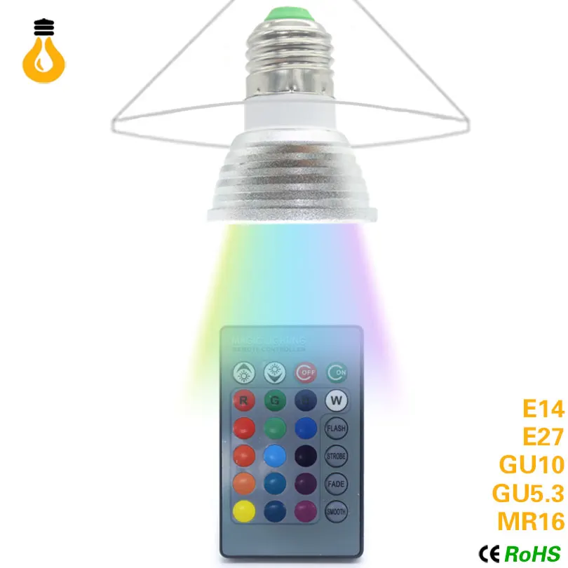 RGB LED Lamp 9W E27 110V 220V Lampada LED RGB Bulb LED Light High Power Christmas Lights 16 -> Lampada Led Rgb RGB LED Lamp 9W E27 110V 220V Lampada LED RGB Bulb LED Light High Power Christmas Lights 16 -> Lampada Led Rgb
